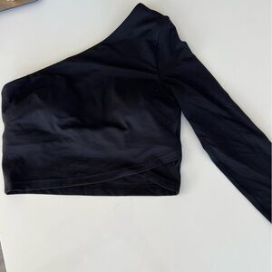 Lululemon Black One-Shoulder Top